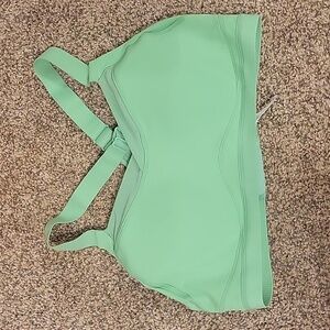 Green Women's Sports Bra